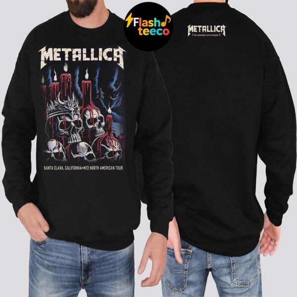Metallica M72 Santa Clara 2025 The Venue Tee For Night 1 At Levi’s Stadium In Santa Clara CA On June 20th 2025 Two Sides Unisex T-Shirt