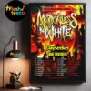 Powerwolf 2026 Wake Up The Wicked Tour Poster Schedule Dates And Cities List With Special Guests HammerFall And Wind Rose Home Decor Poster Canvas