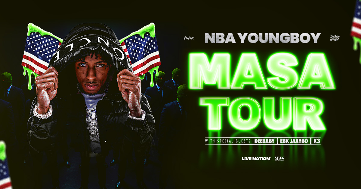 NBA YoungBoy Makes Long Awaited Return To The Stage With 2025 MASA TOUR – His First Ever Headlining Tour
