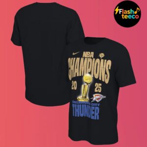 Nike x Oklahoma City Thunder 2025 NBA Champions Unisex Essential T-Shirt