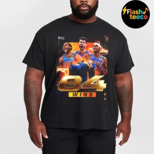 Oklahoma City Thunder Become 4th Team In NBA History With 84 Wins In A Single Season Essential T-Shirt