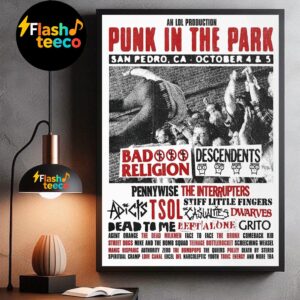 Punk In The Park 2025 With Headliners Bad Religion Descendents At Berth 46 In San Pedro CA On October 4-5 2025 Home Decor Poster Canvas