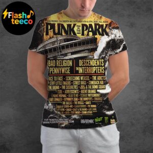 Punk In The Park 2025 With Headliners Bad Religion Descendents Pennywise And The Interrupters At Port Of Los Angeles Berth 46 In San Pedro CA On October 4-5 2025 All Over Print Shirt