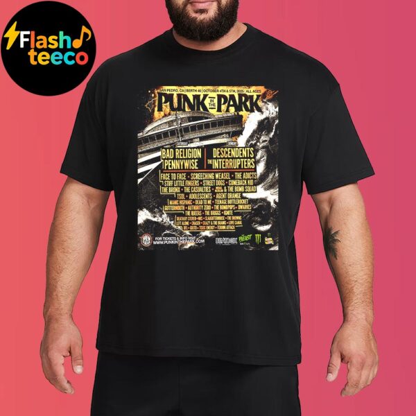 Punk In The Park 2025 With Headliners Bad Religion Descendents Pennywise And The Interrupters At Port Of Los Angeles Berth 46 In San Pedro CA On October 4-5 2025 Essential T-Shirt