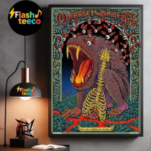 Queens Of The Stone Age Concert Poster At Kemba Live In Columbus OH On June 17th 2025 Wall Art Home Decor Poster Canvas