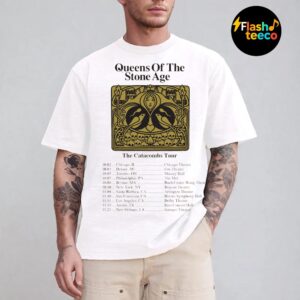 Queens Of The Stone Age The Catacombs Tour 2025 Dates Lits Of North America’s Most Historic Theaters Essential T-Shirt