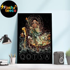 Queens Of The Stone Age The End Is Nero Poster Show At Breese Stevens Field In Madison WI On June 20th 2025 Art By Miles Tsang Home Decor Poster Canvas