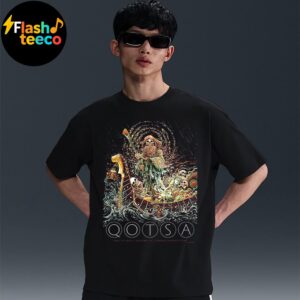 Queens Of The Stone Age The End Is Nero Poster Show At Breese Stevens Field In Madison WI On June 20th 2025 Art By Miles Tsang Unisex T-Shirt