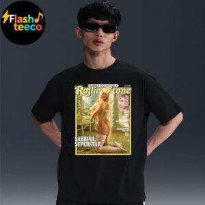 Sabrina Superstar Sabrina Carpenter On Summer Double Issue Rolling Stone July-August 2025 Cover Star Unisex Essential T-Shirt