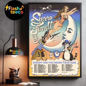 Sierra Ferrell Shoot For The Moon Tour 2025 Full Dates List Wall Art Home Decor Poster Canvas