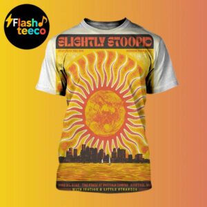 Slightly Stoopid Step Into The Sun Summer Tour 2025 With Iration And Little Stranger At The Stage At Suffolk Downs In Boston MA On June 20th 2025 All Over Print Shirt