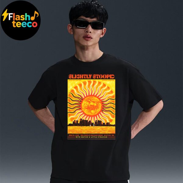 Slightly Stoopid Step Into The Sun Summer Tour 2025 With Iration And Little Stranger At The Stage At Suffolk Downs In Boston MA On June 20th 2025 Unisex T-Shirt
