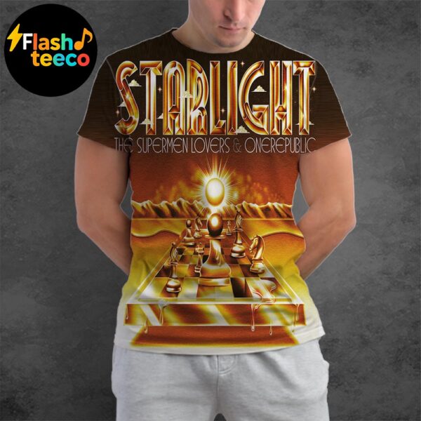 Starlight The Fame By The Supermen Lovers And OneRepublic Out On June 20th 2025 All Over Print Shirt