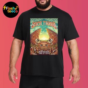 Stick Figure Official 2025 Poster And Merch At Red Rocks Park And Amphitheatre In Morrison CO On June 12th 2025 Essential Unisex T-Shirt