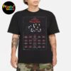 Trivium 2025 Ascend Above The Ashes Tour Dates List With Very Special Guests Jinjer And Heriot From October 31st To December 14th 2025 Unisex T-Shirt