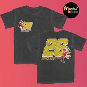 The 26 Red Devil Tee Welcome To Rockville Daytona Beach FL 2026 Two Sided Unisex T-Shirt