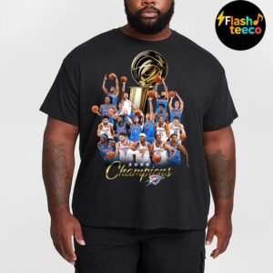 Thunder Up OKC Thunder Oklahoma City Thunder Are 2025 NBA Champions Essential T-Shirt