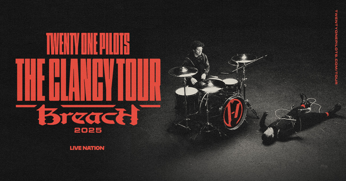 Twenty One Pilots Announce THE CLANCY TOUR BREACH 2025