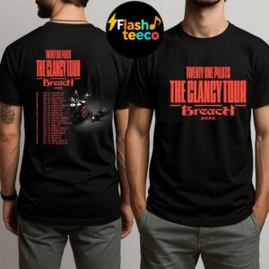 Twenty One Pilots The Clancy Tour Breach 2025 Dates List With New Song The Contract Two Sides Unisex T-Shirt