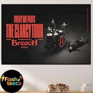 Twenty One Pilots The Clancy Tour Breach 2025 Home Decor Wall Art Poster Canvas