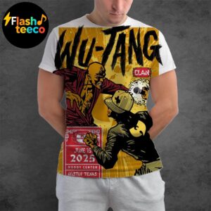 Wu Tang Clan Austin Poster Shaolin 2025 The Final Chamber Tour At Moody Center In Austin TX On June 15th 2025 All Over Print Shirt