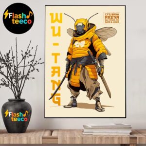 Wu Tang Clan Forever The Final Chamber Tour 2025 Baltimore Poster Killer Bees At CFG Bank Arena In Baltimore MD On June 6th 2025 Wall Art Home Decor Poster Canvas