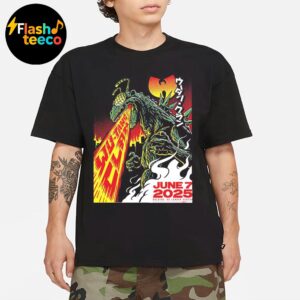 Wu Tang Clan Raleigh Poster FaCe The InFerNo 2025 The Final Chamber Tour At Lenovo Center In Raleigh NC On June 7th 2025 Unisex Essential T-Shirt