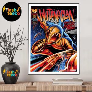 Wu Tang Clan Tampa Poster Attack Of The Killer Bees 2025 The Final Chamber Tour At Amalie Arena In Tampa FL On June 10th 2025 Wall Art Home Decor Poster Canvas