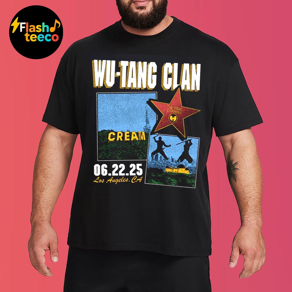 Wu-Tang Clan The Final Chamber Tour Tee In Los Angeles CA On June 22nd 2025 Unisex Essential T-Shirt Wu-Tang Clan The Final Chamber Tour Tee In Los Angeles CA On June 22nd 2025 Unisex Essential T-Shirt