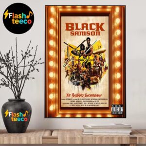 Wu Tang Clan x Mathematics Black Samson The Bastard Swordsman New Album Wall Art Home Decor Poster Canvas