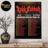 Wu Tang Clan San Diego Concert Poster The Venue At Pechanga Arena In San Diego CA On June 22nd 2025 Home Decor Poster Canvas