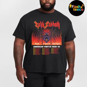 Zakk Sabbath American Winter Tour 2025 Poster Dates List With Special Guests Bonfire Use Your Illusion And Dark Chapel Essential T-Shirt