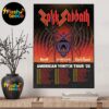 Zakk Sabbath 2025 American Winter Tour Poster Dates List With Special Guests Bonfire Use Your Illusion And Dark Chapel Home Decor Poster Canvas