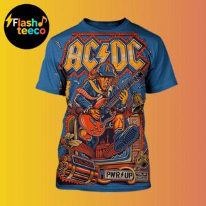 ACDC Berlin 2025 Poster PWR Up Tour Live At The Olympiastadion In Berlin Germany On June 30 2025 All Over Print Shirt