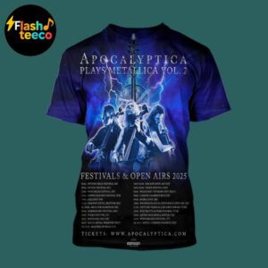 Apocalyptica Plays Metallica Vol 2 Festivals And Open Airs 2025 Schedule Dates And Cities All Over Print Shirt