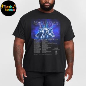 Apocalyptica Plays Metallica Vol 2 North America Tour 2025 Schedule Dates And Cities Unisex T-Shirt
