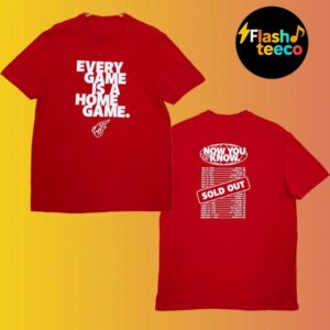 Every Game Is A Home Game Indiana Fever SOLD OUT Now You Know Two Sided Unisex T-Shirt