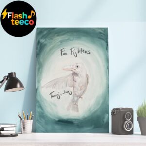 Foo Fighters 2025 Today’s Song Poster FF30 Celebrating 30th Anniversary And Honoring Departed Bandmembers Home Decor Poster Canvas