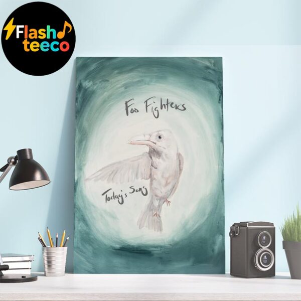 Foo Fighters 2025 Today’s Song Poster FF30 Celebrating 30th Anniversary And Honoring Departed Bandmembers Home Decor Poster Canvas
