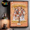 Now You Know Indiana Fever Champions 2025 WNBA Commissioner’s Cup Wall Art Home Decor Poster Canvas