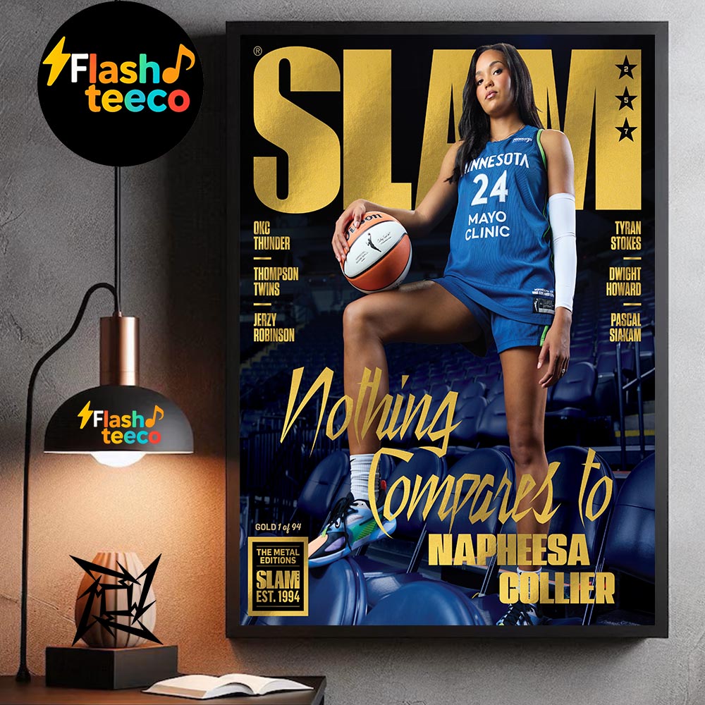 Nothing Compares To Minnesota Lynx Superstar Napheesa Collier On Cover SLAM 257 The Gold Metal Editions Home Decor Poster Canvas Nothing Compares To Minnesota Lynx Superstar Napheesa Collier On Cover SLAM 257 The Gold Metal Editions Home Decor Poster Canvas