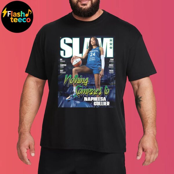 Nothing Compares To Minnesota Lynx Superstar Napheesa Collier On Cover SLAM 257 Unisex T-Shirt